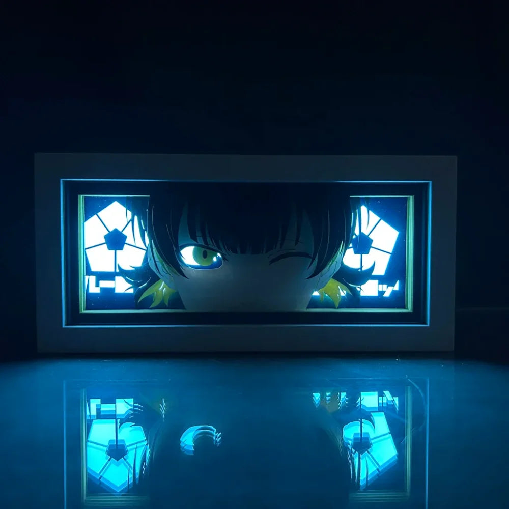 Blue Lock - Light Box 3D con Luce Led Gadget