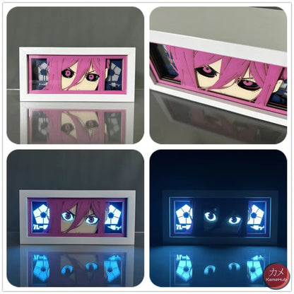 Blue Lock - Light Box 3D con Luce Led Hyoma Chigiri / 16 Colori con Telecomando Gadget