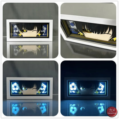 Blue Lock - Light Box 3D con Luce Led Meguru Bachira / 16 Colori con Telecomando Gadget