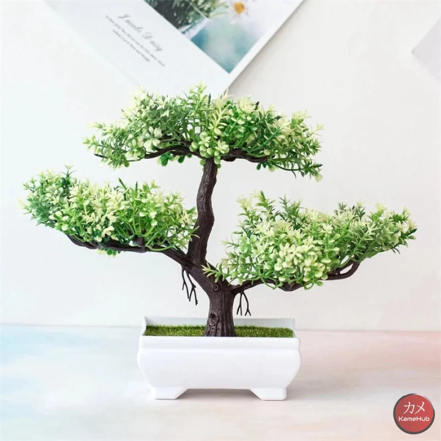 Bonsai Artificiale - Piante Ornamentali Bianco Artificiali