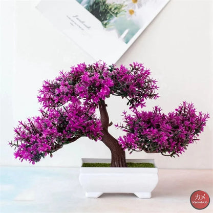 Bonsai Artificiale - Piante Ornamentali Fucsia Artificiali