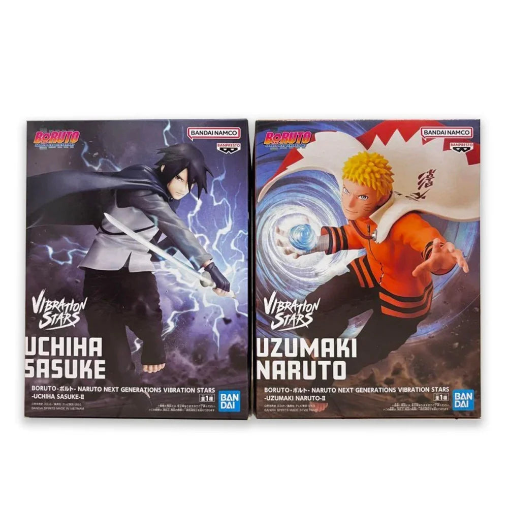 Boruto: Naruto Next Generation - Naruto Sasuke Action Figure Bandai Banpresto Vibration Stars - Action Figure