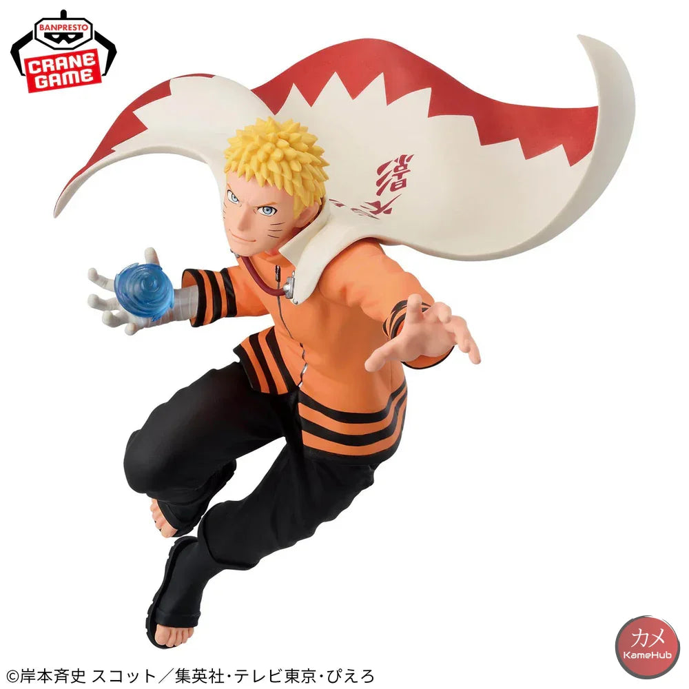 Boruto: Naruto Next Generation - Naruto Sasuke Action Figure Bandai Banpresto Vibration Stars - Uzumaki Naruto 18cm