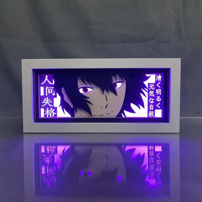 Bungo Stray Dogs - Dazai Osamu Light Box 3D con Luce Led Gadget