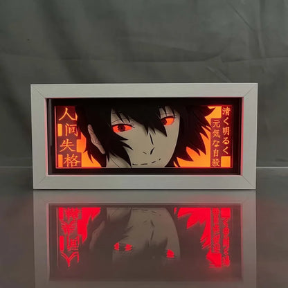 Bungo Stray Dogs - Dazai Osamu Light Box 3D con Luce Led Gadget