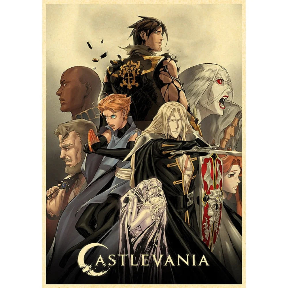 Castlevania - Anime Poster Aesthetic In A3 Hd