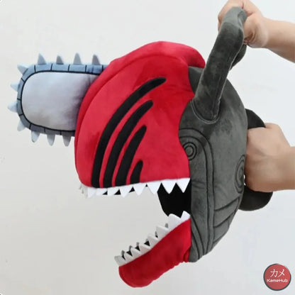 Chainsaw Man - Denj E Pochita Peluche / Cuscino Da Viaggio Indossabile Denji Peluches