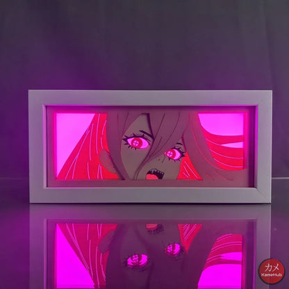 Chainsaw Man - Denji e Power Light Box 3D con Luce Led Power / 1 Colore Predefinito Gadget