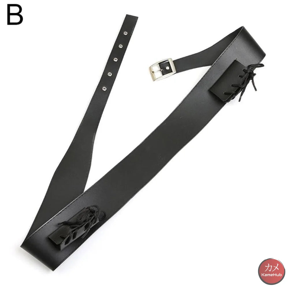 Cinturino / Fodero Per Katana O Spada Cosplay Nero 133Cm Unica Accessori