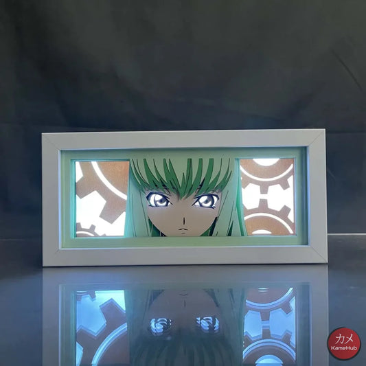 Code Geass - C.C Light Box 3D con Luce Led 1 Colore Predefinito Gadget
