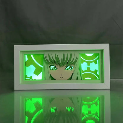 Code Geass - C.C Light Box 3D con Luce Led Gadget