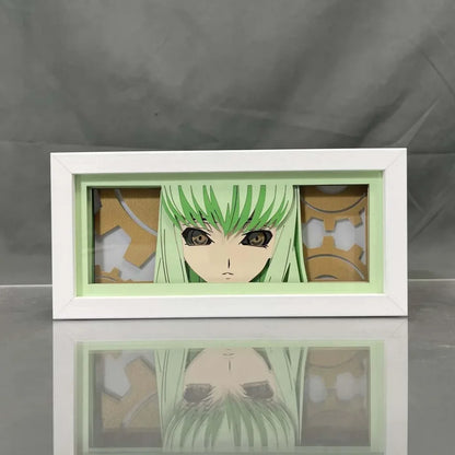 Code Geass - C.C Light Box 3D con Luce Led Gadget