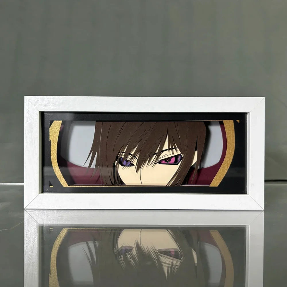 Code Geass - Lelouch Lamperouge Light Box 3D con Luce Led Gadget