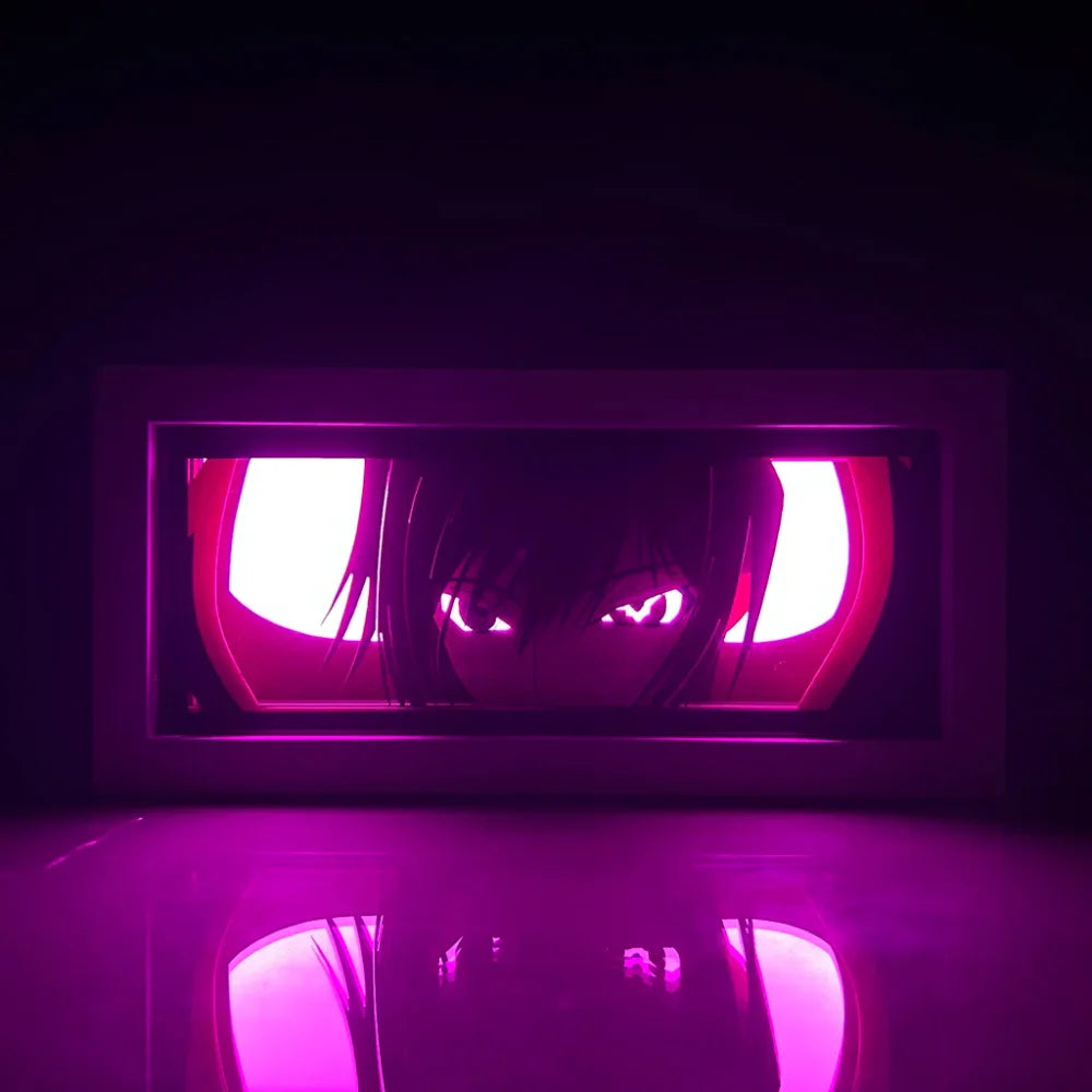 Code Geass - Lelouch Lamperouge Light Box 3D con Luce Led Gadget