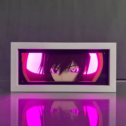 Code Geass - Lelouch Lamperouge Light Box 3D con Luce Led Gadget