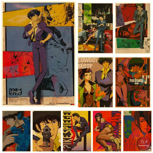 Cowboy Bebop - Anime Poster Aesthetic In A3 Hd