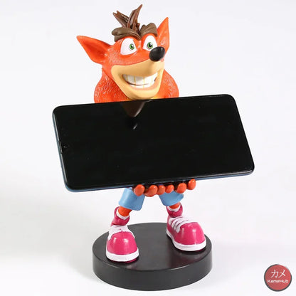 Crash Bandicoot - Action Figure Porta Controller E Telefono