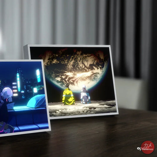 Cyberpunk Edgerunner - Quadro Luminoso 3D con Luce Led Gadget