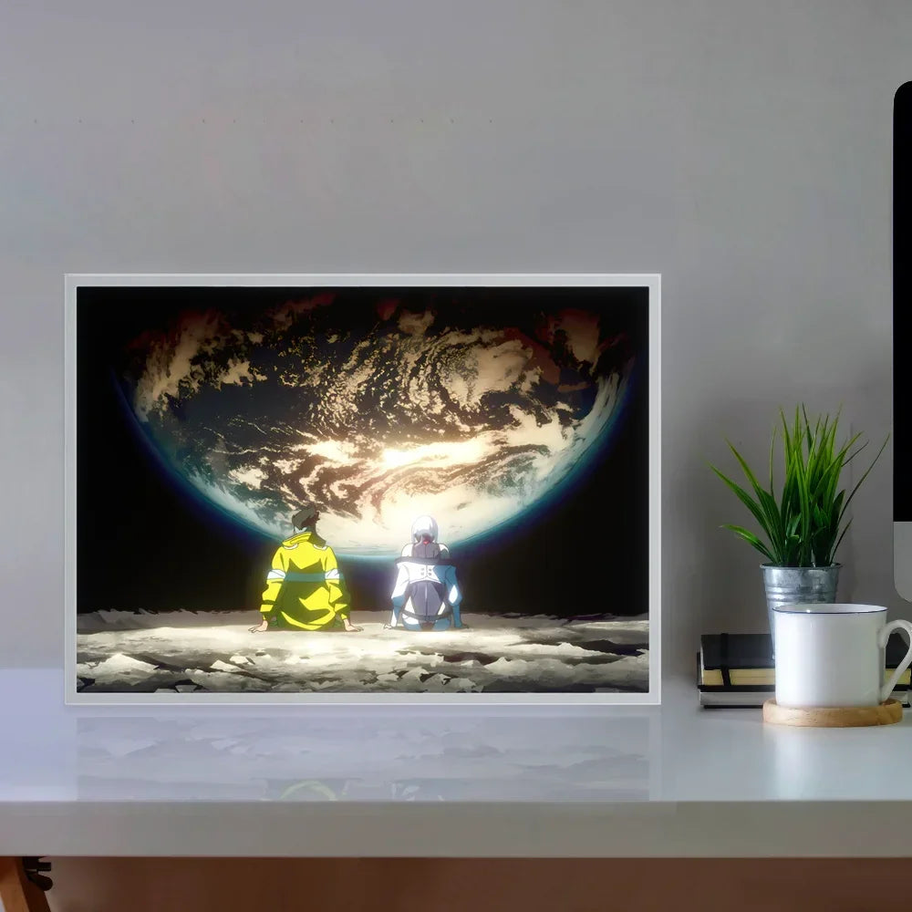 Cyberpunk Edgerunner - Quadro Luminoso 3D con Luce Led Gadget