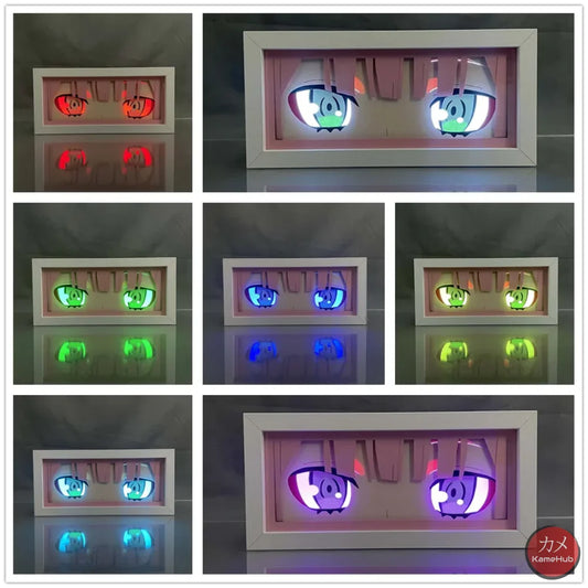 Darling in the Franxx - Zero Two Light Box 3D con Luce Led 16 Colori con Telecomando Gadget