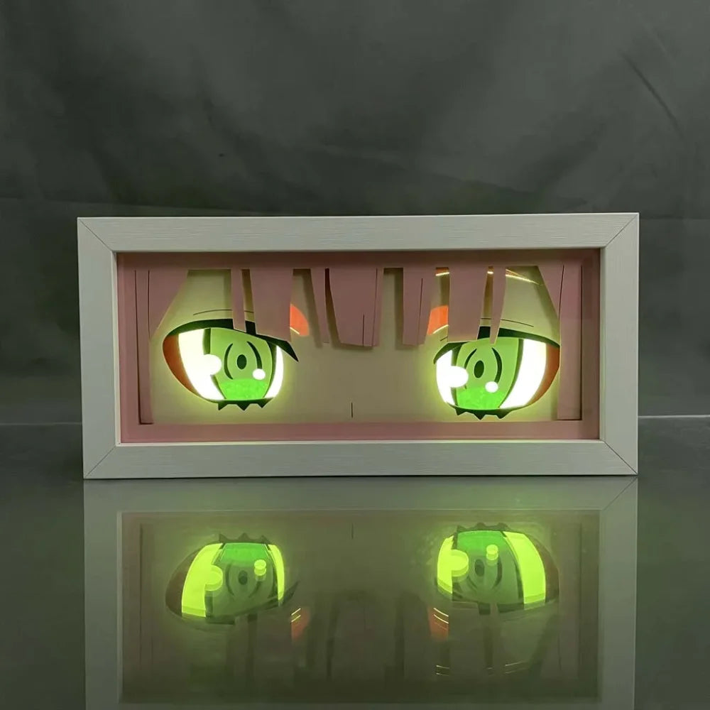 Darling in the Franxx - Zero Two Light Box 3D con Luce Led Gadget