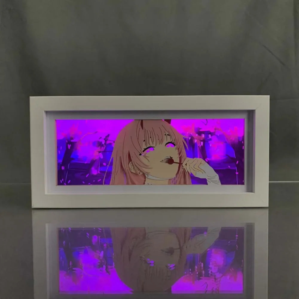 Darling in the Franxx - Zero Two Light Box 3D con Luce Led I Gadget