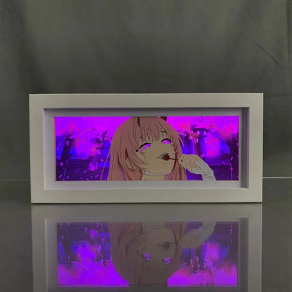 Darling in the Franxx - Zero Two Light Box 3D con Luce Led I Gadget