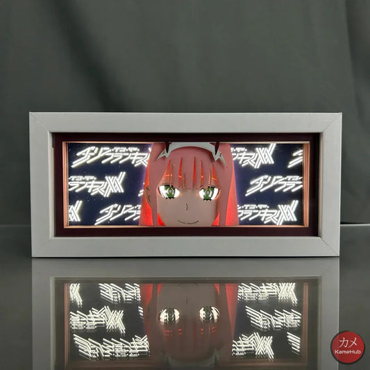 Darling in the Franxx - Zero Two Light Box 3D con Luce Led II Zero Two 02 / 1 Colore Predefinito Gadget