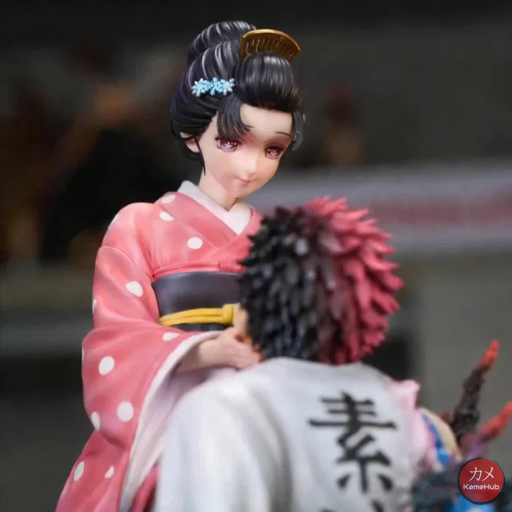 Demon Slayer / Kimetsu no Yaiba - Akza e Koyuki Action Figure - Akaza e Koyuki 27cm con Box - Action Figure