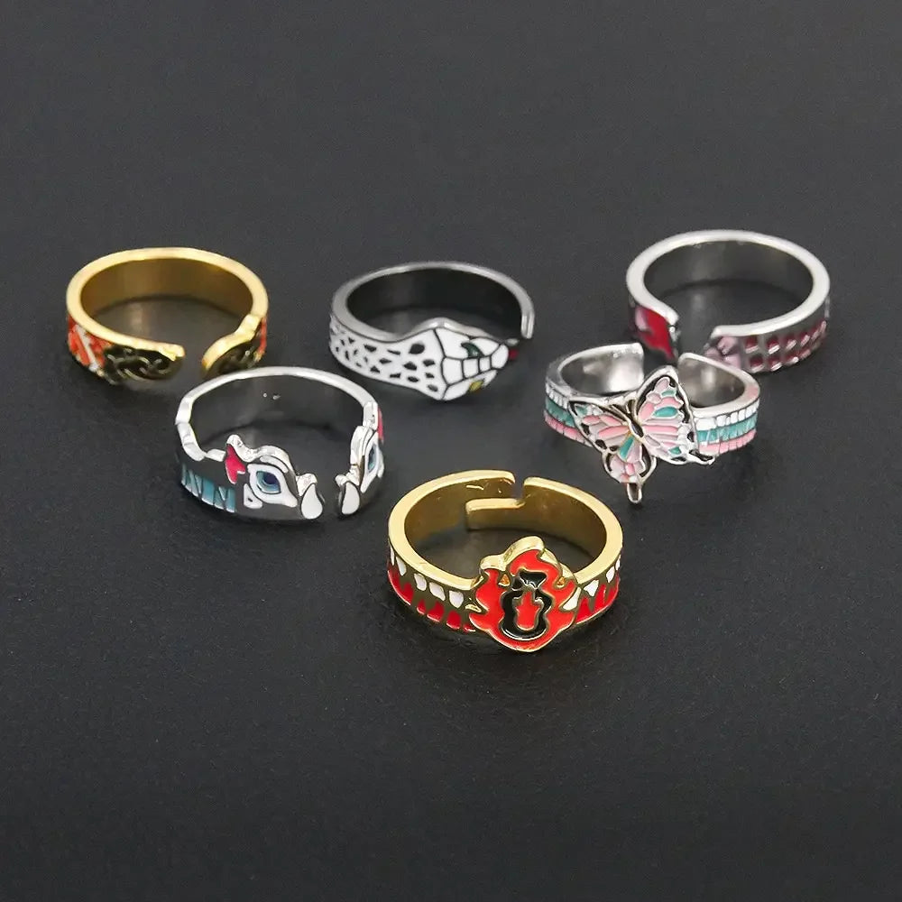Demon Slayer / Kimetsu No Yaiba - Anelli Di Coppia Vari Personaggi Accessori