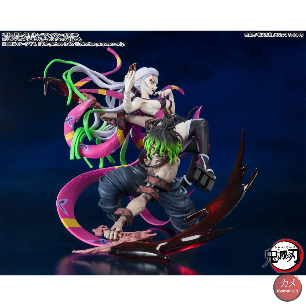 Demon Slayer / Kimetsu No Yaiba - Gyutaro E Daki Originale Bandai Figuarts Zero Action Figure