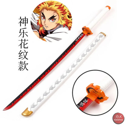Demon Slayer / Kimetsu No Yaiba - Katana 104 Cm Rengoku Kyoujurou Katane & Spade