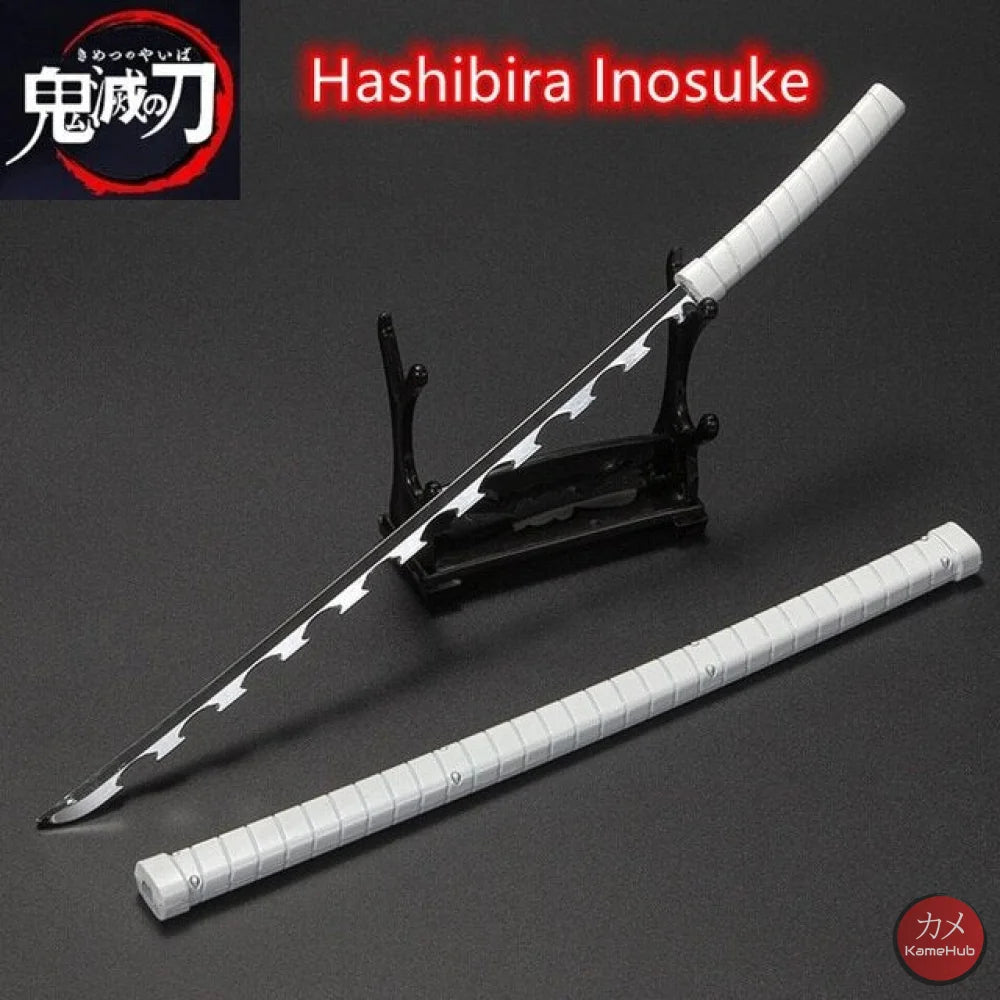 Demon Slayer / Kimetsu No Yaiba - Katana 25Cm In Metallo Ornamentale Inosuke Hashibara Katane &
