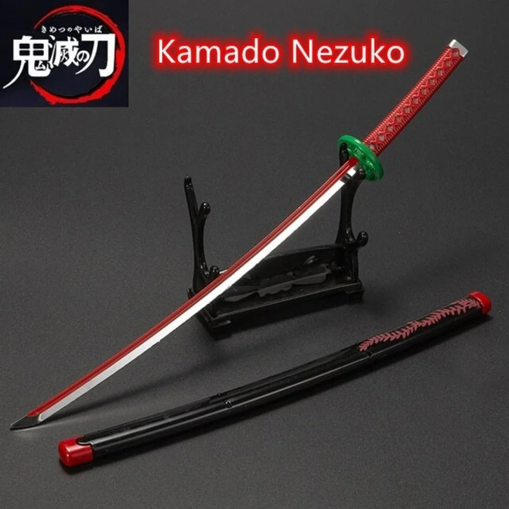 Demon Slayer / Kimetsu No Yaiba - Katana 25Cm In Metallo Ornamentale Katane & Spade
