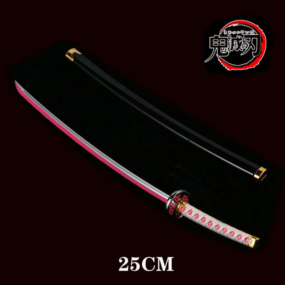 Demon Slayer / Kimetsu No Yaiba - Katana 25Cm In Metallo Ornamentale Katane & Spade