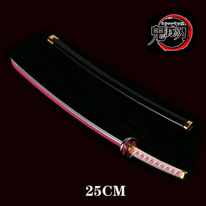 Demon Slayer / Kimetsu No Yaiba - Katana 25Cm In Metallo Ornamentale Katane & Spade