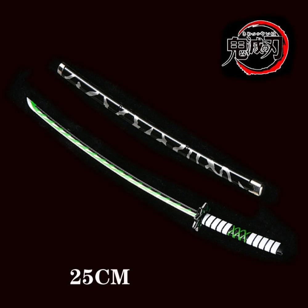Demon Slayer / Kimetsu No Yaiba - Katana 25Cm In Metallo Ornamentale Katane & Spade