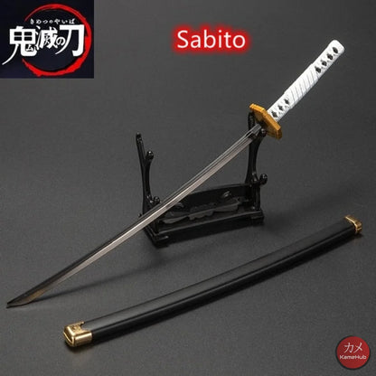 Demon Slayer / Kimetsu No Yaiba - Katana 25Cm In Metallo Ornamentale Sabito Katane & Spade