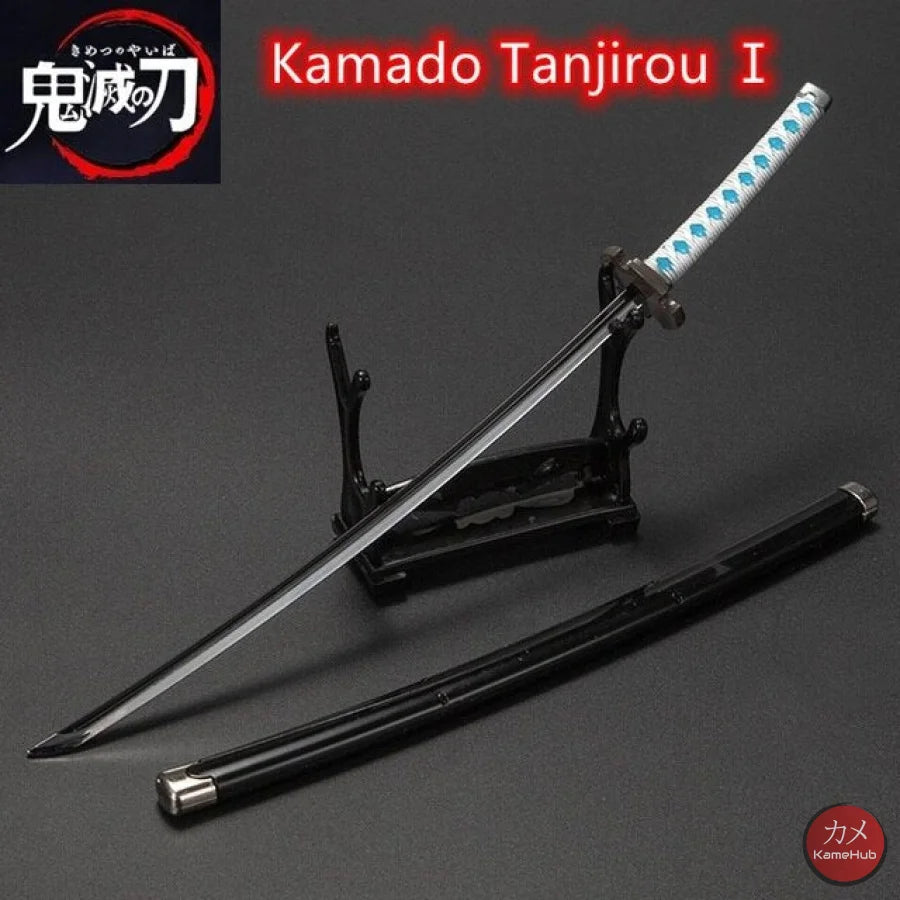 Demon Slayer / Kimetsu No Yaiba - Katana 25Cm In Metallo Ornamentale Tanjiro Kamadou 1 Katane &