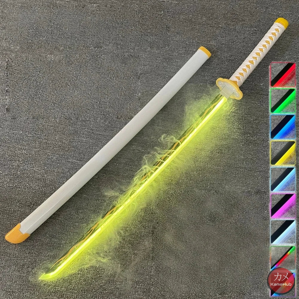 Demon Slayer / Kimetsu no Yaiba - Katana Nichirin con LED e Vapore - Agatsuma Zenitsu / SI - Katane & Spade