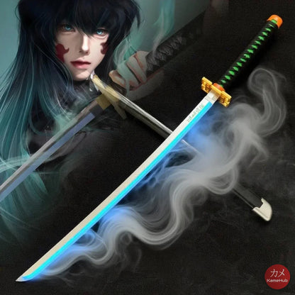 Demon Slayer / Kimetsu no Yaiba - Katana Nichirin con LED e Vapore - Katane & Spade