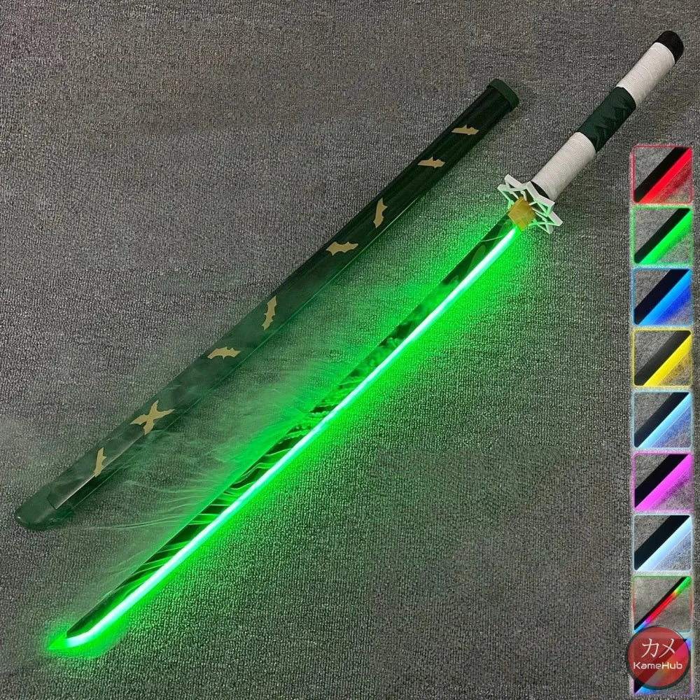 Demon Slayer / Kimetsu no Yaiba - Katana Nichirin con LED e Vapore - Shinazugawa Sanemi / SI - Katane & Spade