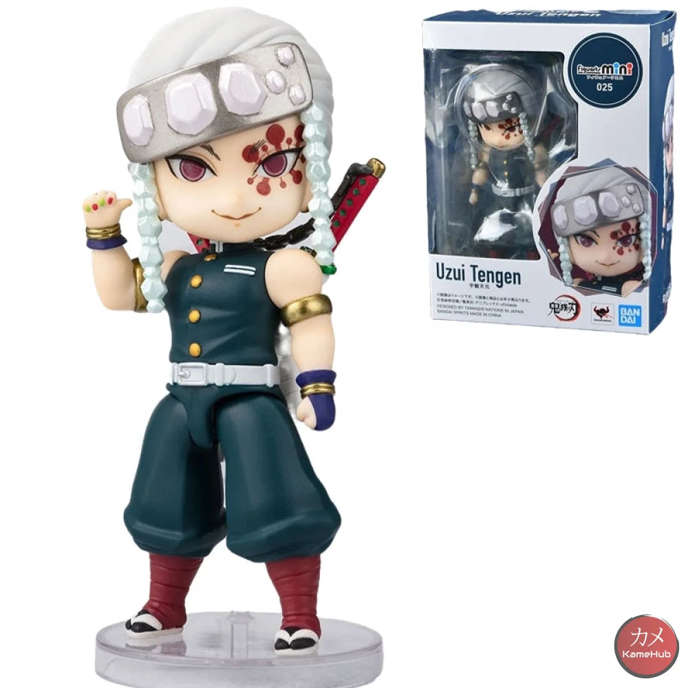 Demon Slayer / Kimetsu No Yaiba - Mini Figuarts Originale Bandai 025 Uzui Tengen Action Figure