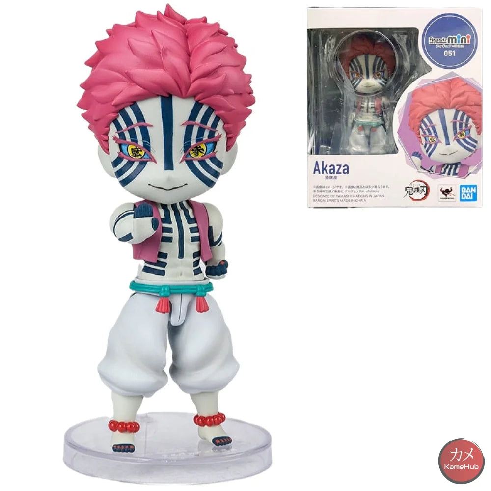 Demon Slayer / Kimetsu No Yaiba - Mini Figuarts Originale Bandai 051 Akaza Action Figure