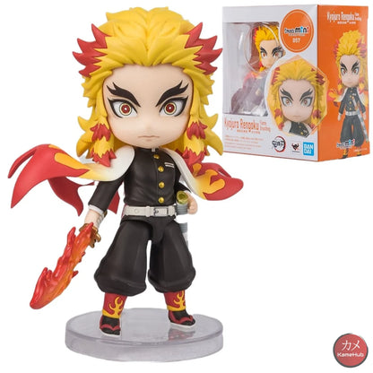 Demon Slayer / Kimetsu No Yaiba - Mini Figuarts Originale Bandai 057 Rengoku Kyojuro Action Figure