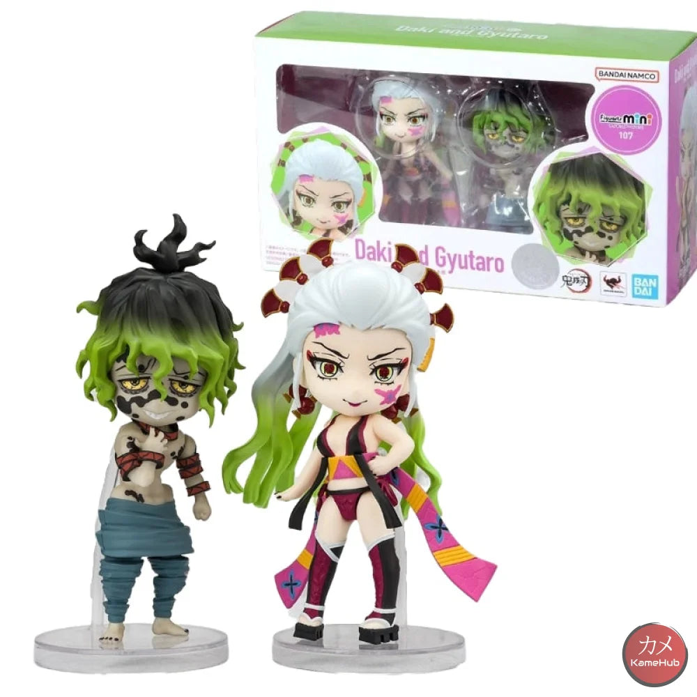 Demon Slayer / Kimetsu No Yaiba - Mini Figuarts Originale Bandai 107 Daki E Gyutaro Action Figure