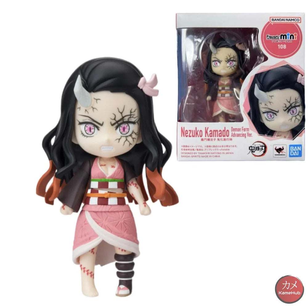Demon Slayer / Kimetsu No Yaiba - Mini Figuarts Originale Bandai 108 Nezuko Kamado Demone Action