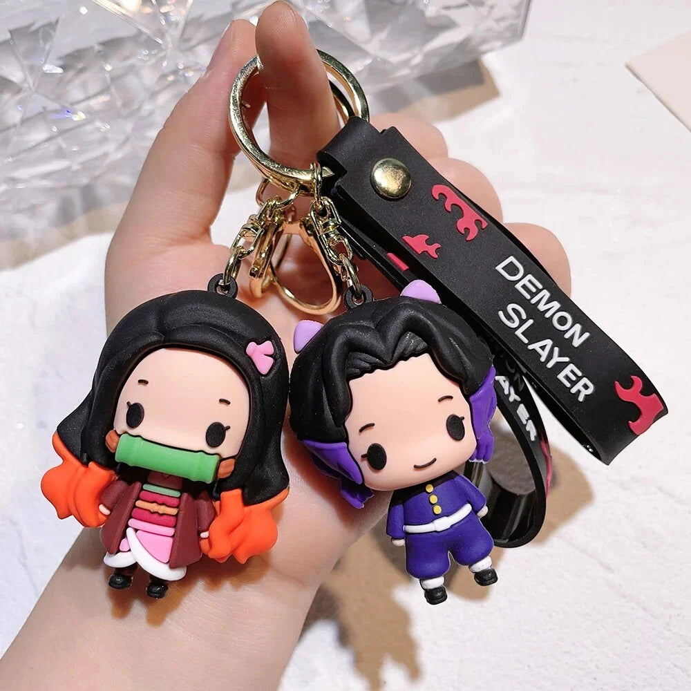 Demon Slayer / Kimetsu No Yaiba - Portachiavi In Silicone Accessori