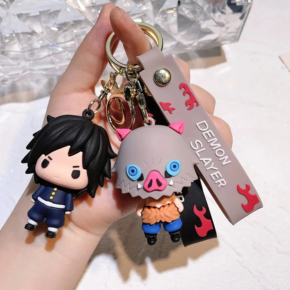 Demon Slayer / Kimetsu No Yaiba - Portachiavi In Silicone Accessori