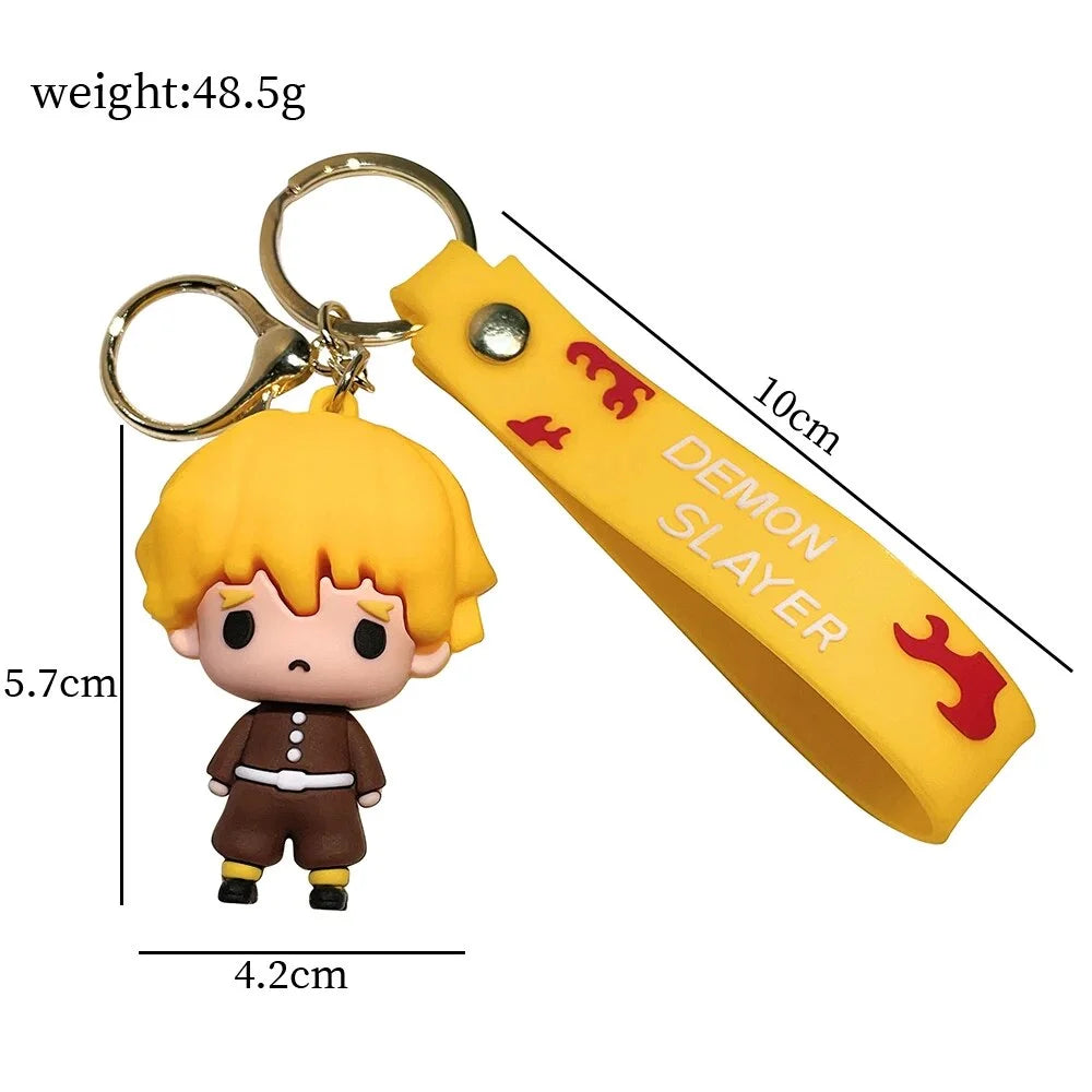Demon Slayer / Kimetsu No Yaiba - Portachiavi In Silicone Accessori